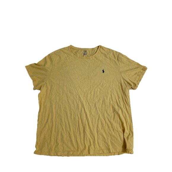 Polo Ralph Lauren Men’s T Shirt Tee Short Sleeve Yellow XXL A001126 - Picture 1 of 7
